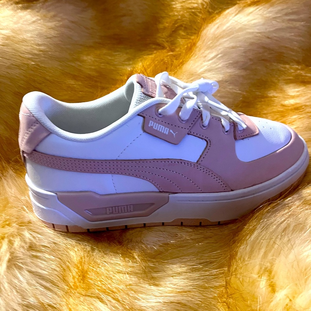 PUMA Cali Dream NEW 💕 Platform Women Casual Shoes pink leather sneaker US8